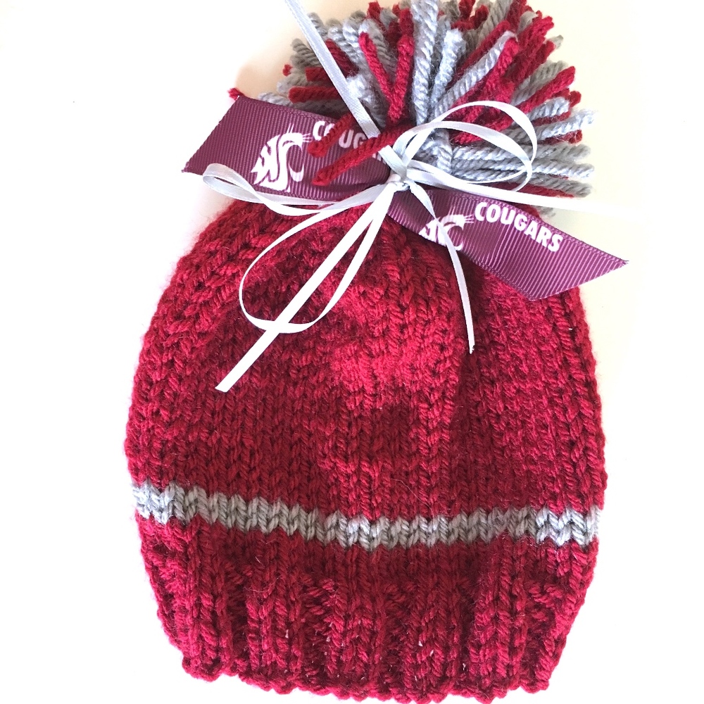 WSU Washington State University Cougars Baby Hat *NEW*